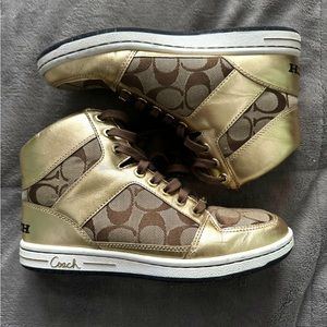 Gold Coach Sneakers